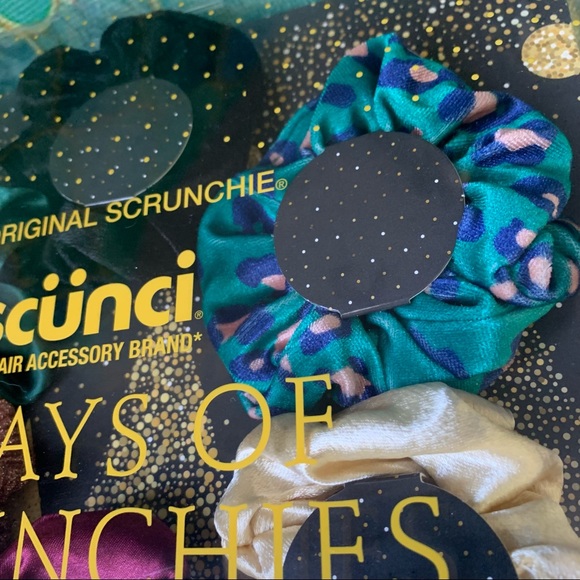 Pack Scunci Scrunchies 6 Trendy Styles New - Picture 5 of 9